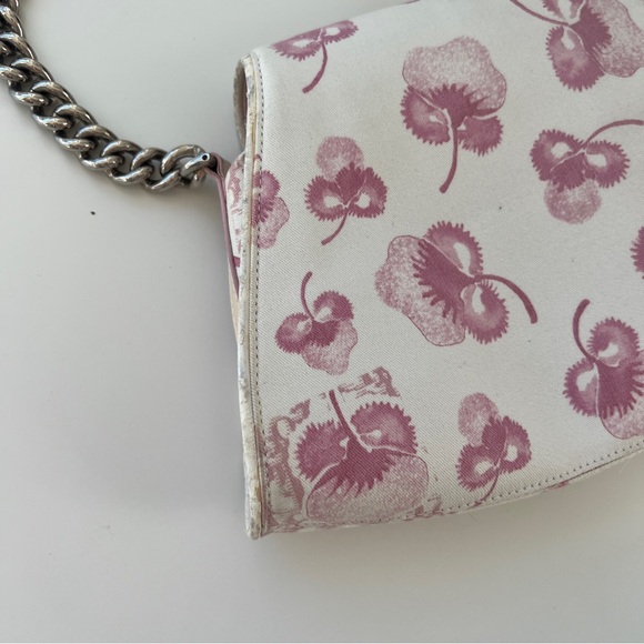 DIOR Pink Cherry Blossom Shoulder Bag / DIOR Pink Floral Shoulder Bag - Picture 12 of 12